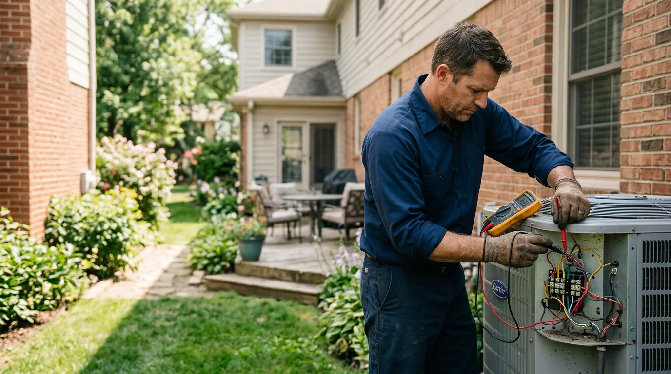 HVAC technician working near South Hadley, MA